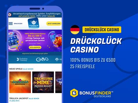 drückglück casino bonus code